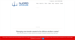 Desktop Screenshot of njordoffshore.com